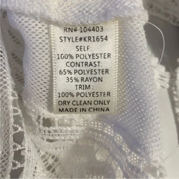 J.O.A. White Lace Blouse - Picture 7 of 7